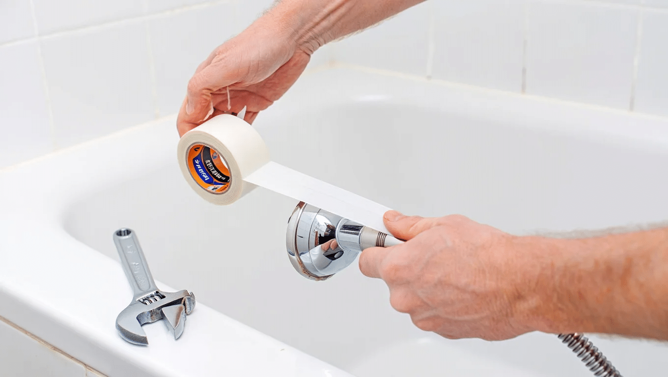 Fix Minor Leaks with Teflon Tape and Tightening